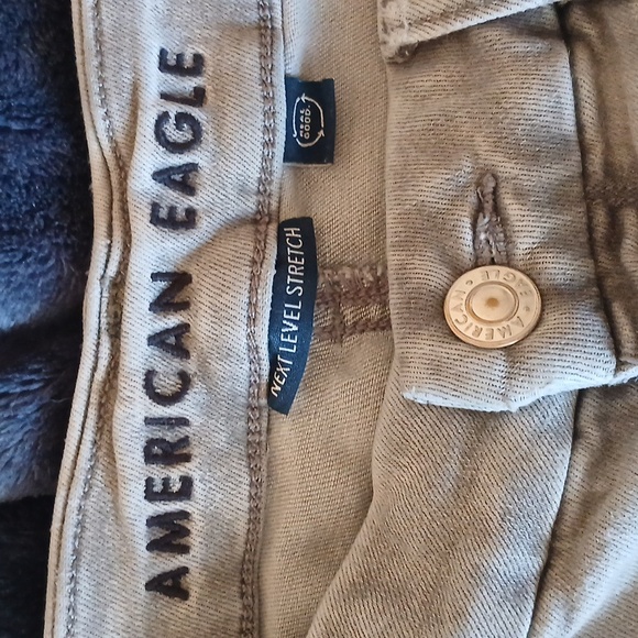 American Eagle Outfitters Light Gray Curvy Jeggings - Picture 7 of 9